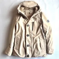 極美品 セーブザダック中綿ジャケット M レディースL相当 ベージュ