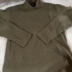 ブラウンハイネック長袖シャツ150