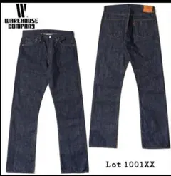 WAREHOUSE デッドストックブルー 1001XX W34 L32のサムネイル