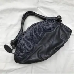 IBIZA イビザ レザー ハンドバッグ ブラック