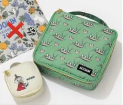 グロー　付録　スクエアポーチ2種　ムーミン　ミー