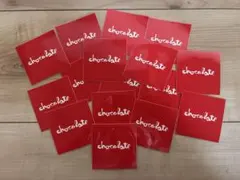 Chocolate/RED SQUAREステッカー 16枚セット