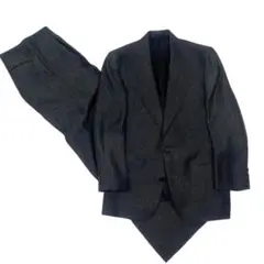 80s 美品 BARBICHE バルビッシュリネン 麻 セットアップ スーツ46