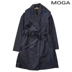 美品 MOGA モガ スプリングコート ライトアウター 薄手 軽量 ネイビーのサムネイル