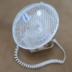 【タマ吉様】15cm クリップ扇風機 YUASA YFC-15N 中古のサムネイル