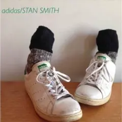 スタンスミス 白 × 緑 27.0cm 9 アディダス