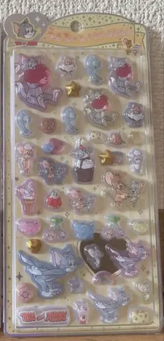 正規品　トムとジェリーうるちゅるPOPシール