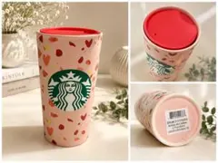 新品 STARBUCKS ハート柄 キャニスター スターバックス バレンタイン