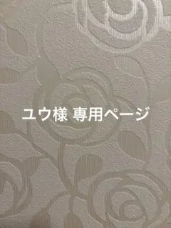 ユウ様 専用ページ