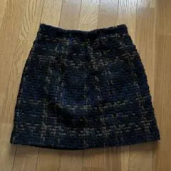 【SLY】スカート　ツイードチェック柄