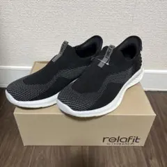 [relafit] ウォーキングシューズ　軽量 スリッポン
