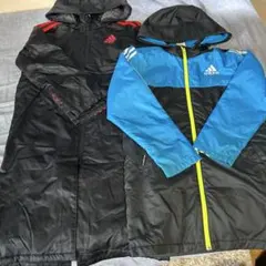 adidas ベンチコートとジャンパー子供用セット