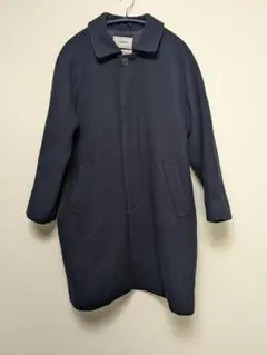 yaeca ウール ステンカラーコート M ネイビー