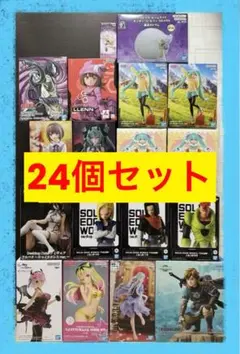 プライズ フィギュア 24個セット まとめ売り☆ワーコレ☆美少女系☆ジャンプ系