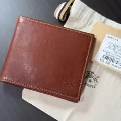 【新品未使用】イルビゾンテ 二つ折り 財布 ブラウン系 EM88