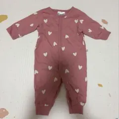 美品★H&M ハート柄ロンパース 60