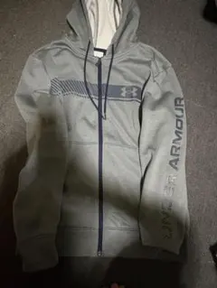 Under Armour フルジップ フード付きジャケット グレー