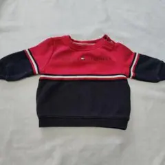 TOMMY HILFIGER 赤・紺 トレーナー 12M
