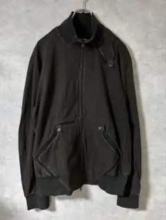 美品 希少 Lサイズ Y-3 ニット トラックジャケット ロゴ ブラック 定価214500円 国内正規 CELINE Track Jacket トラックジャケット