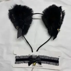 猫耳カチューシャ・チョーカーセット