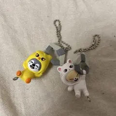 SKZOO ガチャ つまつなマスコット Wolf Chan + Foxiny