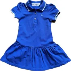 PETIT BATEAU ポロワンピース 4ans青
