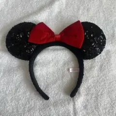 ミニー耳　カチューシャ（スパンコール付き）