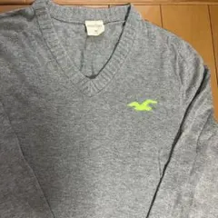 HOLLISTER グレー Vネックニット Mのサムネイル