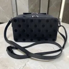 イアパピヨネ】本革レザー コンチョ ウォレット ミニ ショルダーバッグ