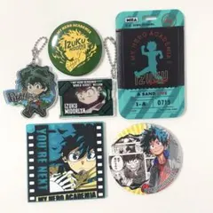 僕のヒーローアカデミア　緑谷出久　缶バッジ　アクリルキーホルダー　まとめ売り