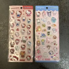 ハローキティ　サンリオキャラクターズ　ぷっくりシール