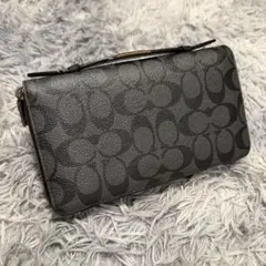 COACH コーチ 長財布 オーガナイザー ダブルジップ シグネチャーのサムネイル