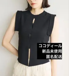 【最終価格】ココディール　フロントホールニット