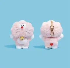 100% ドラえもん＆フレンズ展 桜 キーチェーン ぬいぐるみ 未開封 香り付き