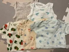 ベビー半袖肌着5枚セット　ユニクロ　gap メッシュ