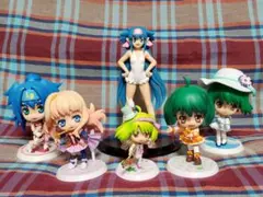 マクロスフロンティア☆ランカ☆シェリル☆クラン・クラン☆フィギュア6体セット