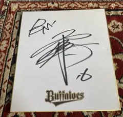 オリックス・バファローズ 森陽樹 直筆サイン色紙 大阪桐蔭 オリックスバファローズ 森陽樹 直筆サイン色紙 ドラフト2位 大阪桐蔭