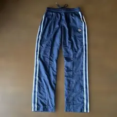 FILA ネイビー テニスサイドストライプパンツ