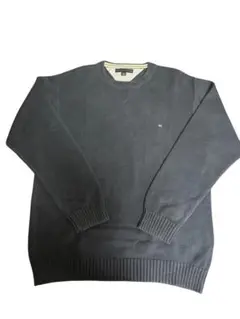 Tommy Hilfiger ダークグレー ニット 　サイズ　XL