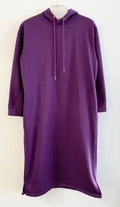 ぷ*♪様 ワンピース パーカー 裏起毛 パープル 紫