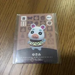 amiiboカード ゆきみ あつ森 美品 【匿名発送】