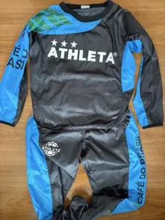 ATHLETA ピステ・ウィンドブレーカー 黒/青 130