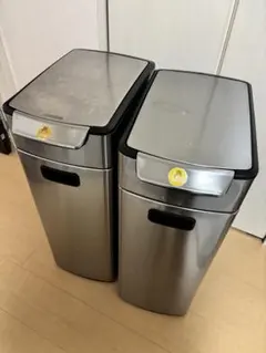 simplehuman 40L スリム ゴミ箱 シルバー　２個セット
