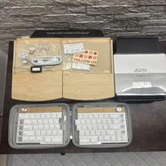 Jiffy75 LP メープル×ホワイト 分割キーボード - メルカリ