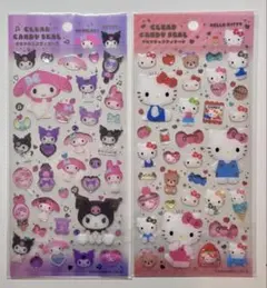 クリアキャンディーシール　キティ　クロミ　 マイメロディ