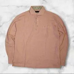 桂由美 長袖ポロシャツ L 綺麗め