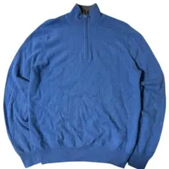 90s SAKS FIFTH AVENUE カシミヤ100％ ハーフジップニットのサムネイル