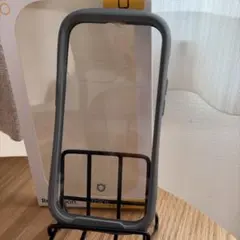 iPhone14pro用ケース グレー iFace