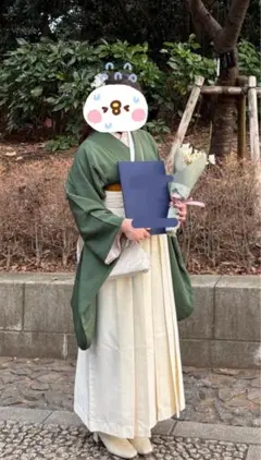 ゆかた館グレース こだわり袴3点セット＋長襦袢付き こだわり袴3点セット-ソリッドカラー-（着物）｜ゆかた館グレース