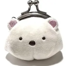 すみっコぐらし　シロクマ　がま口　小銭入れ　コインケース